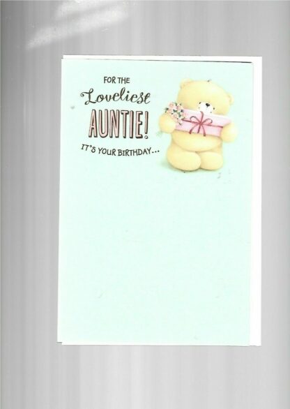 Forever Friends Birthday Card Loveliest Auntie