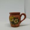 Vintage Miniature Handpainted Terracotta Jug